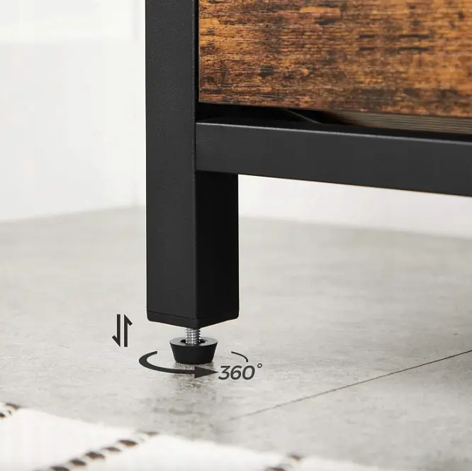 Тумба для взуття Leobert Fenster з м'яким сидінням коричнева - фото 5