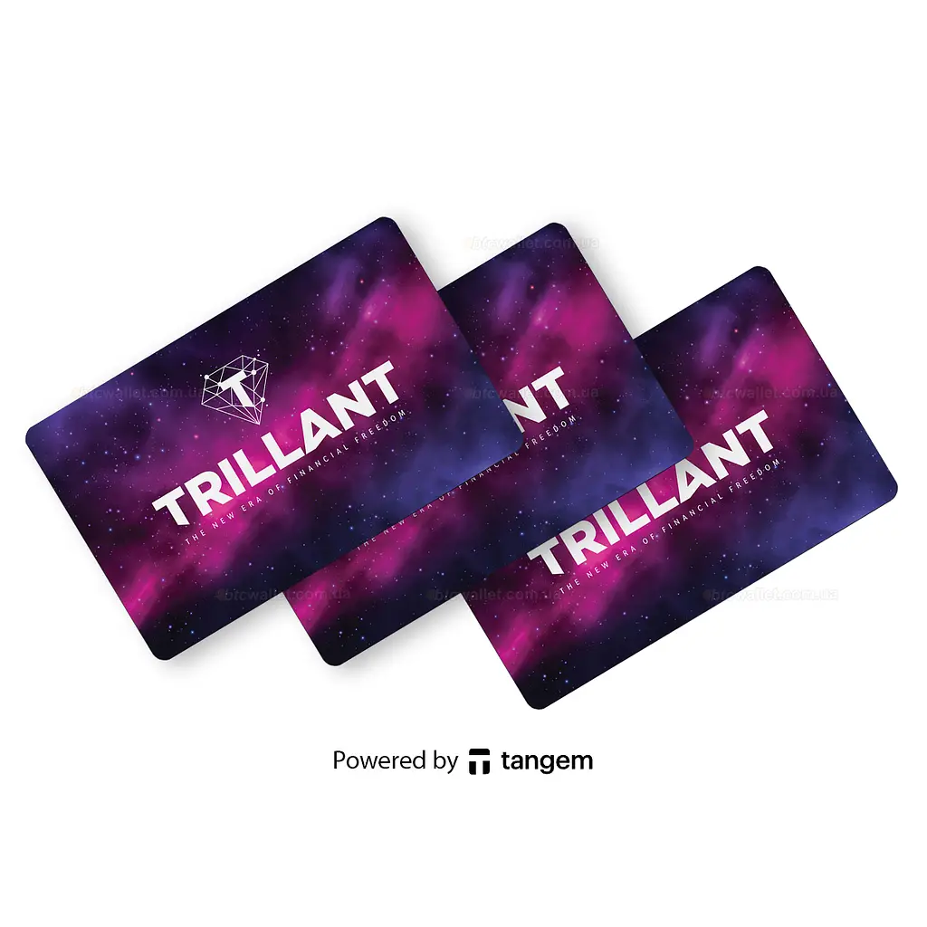 Криптогаманець Tangem 2.0 Trillant Wallet набір з 3 карток (TG-TRILL) - фото 2
