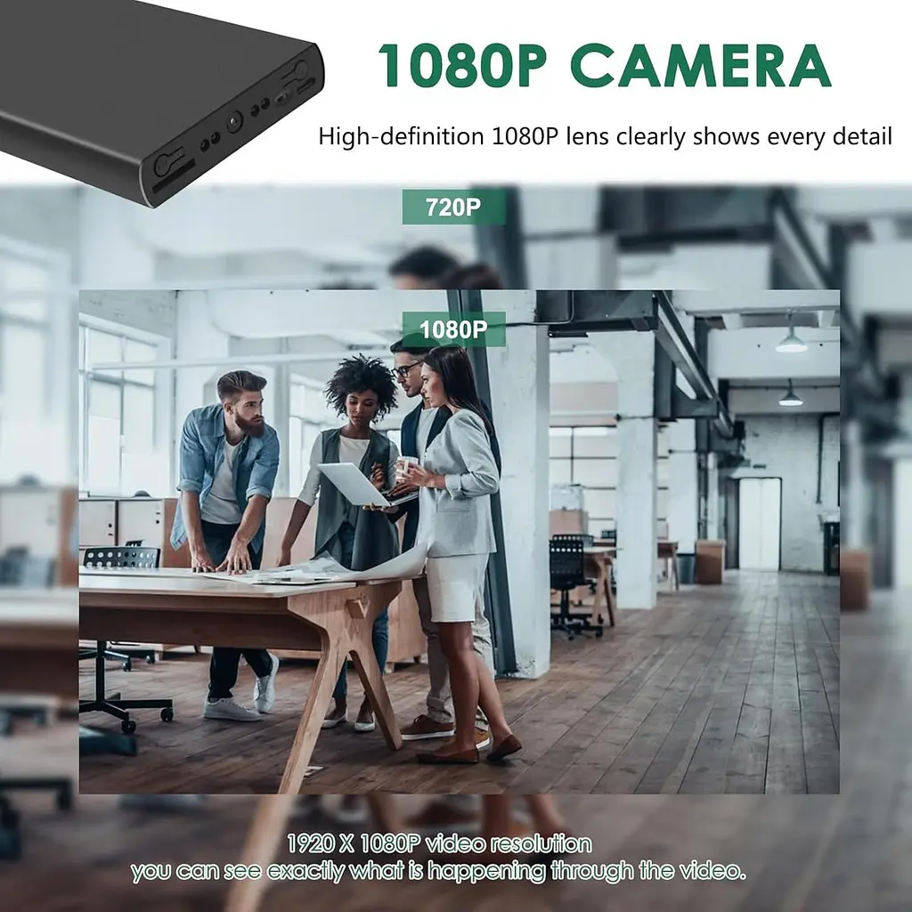 Павербанк-камера 10 000mAh, міні камера Full HD 1080P з фото, відео, нічним баченням та записом - фото 2