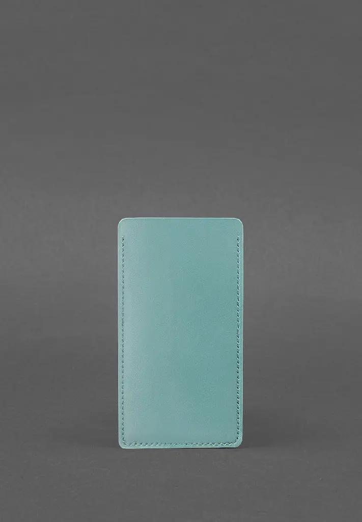 Кожаный чехол для iPhone 12 Тиффани - фото 3