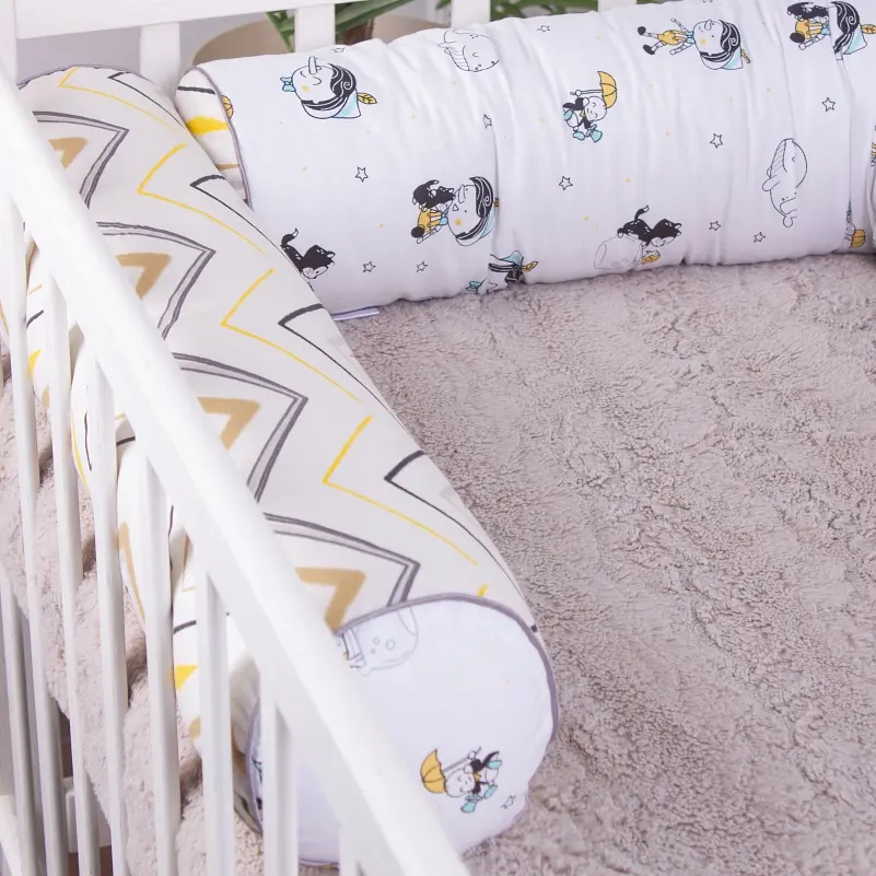Валики-бортики MirSon Kids Time 18-0003 Pinokio захисні білі 2 шт. - фото 4
