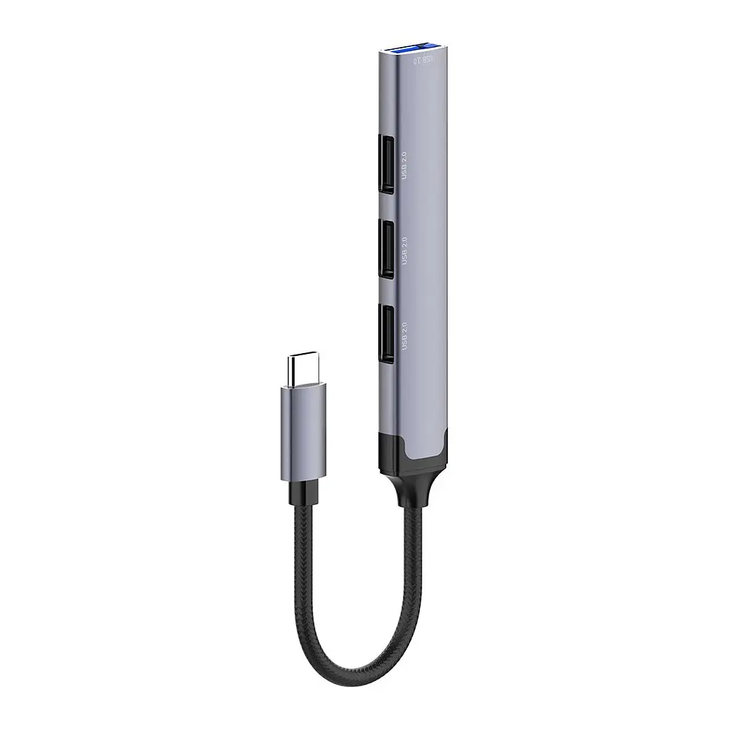 Концентратор ColorWay USB-C 4-в-1 USB2.0х3/USB3.0 (CW-HUB04) - фото 6