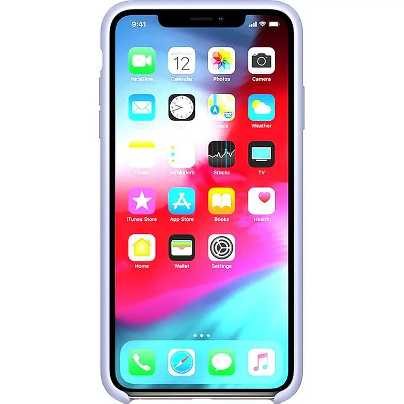 Чехол-накладка Toto Silicone Case Apple iPhone XS Max Lilac - фото 2