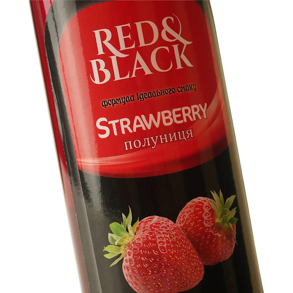 Сироп Red&Black Клубника 0.7 л - фото 5