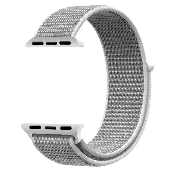 Нейлоновий ремінець Primo для Apple Watch 38 мм, 40 мм, 41 мм White - фото 4
