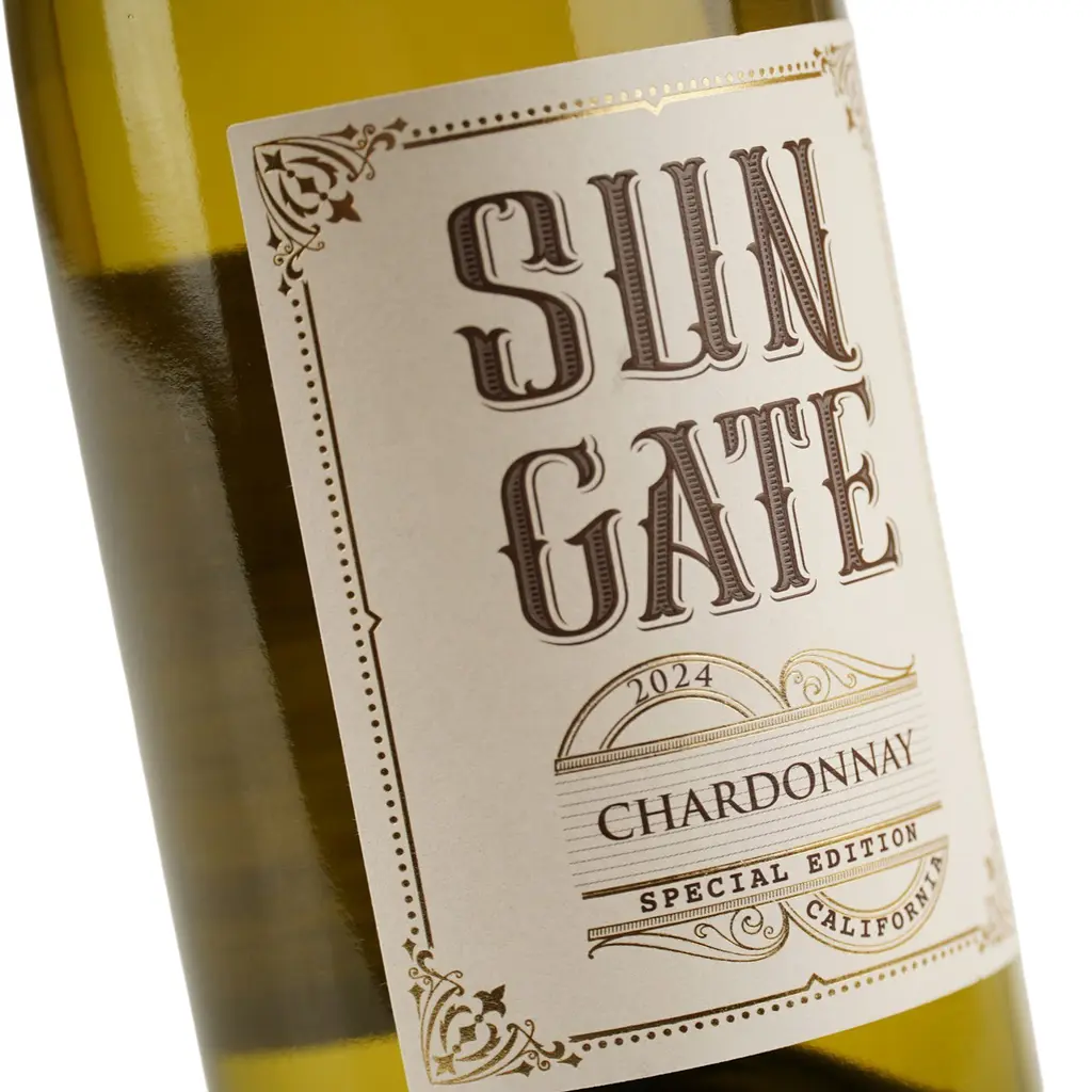 Вино Sun Gate Chardonnay, біле, сухе, 12,5%, 0,75 л (37560) - фото 5