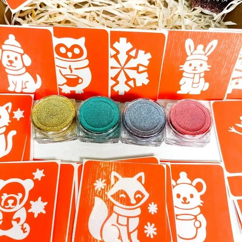 Набір для біо-тату "Зима - глітер" set-winter-glitter - фото 5