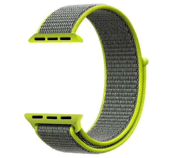 Нейлоновый ремінець Primo для годинника Apple Watch 38 мм, 40 мм, 41 мм Green - фото 2