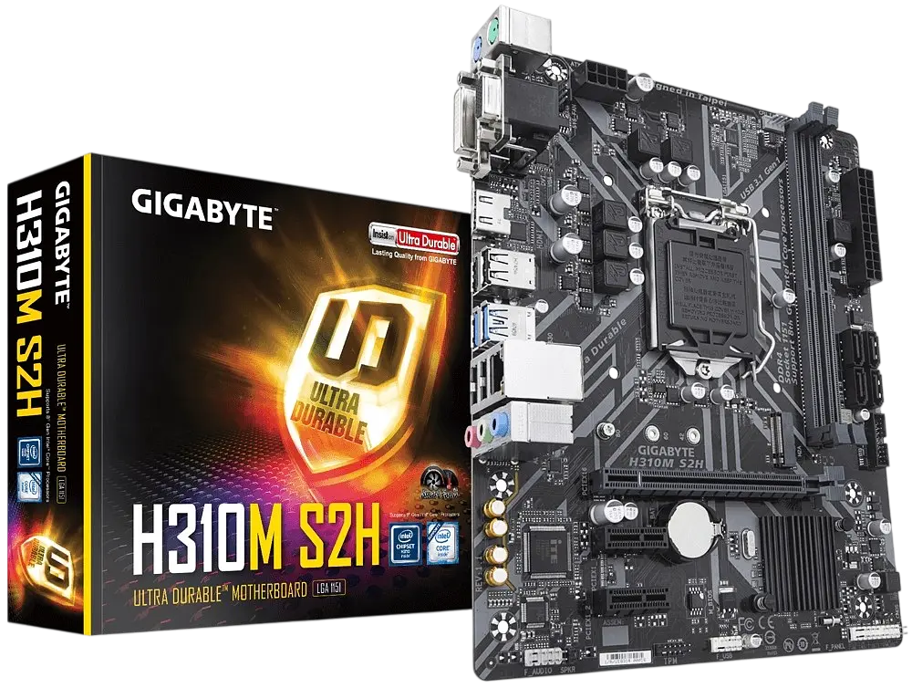 Материнська плата Gigabyte H310M S2H LGA 1151v2 (H310M S2H) Б/В