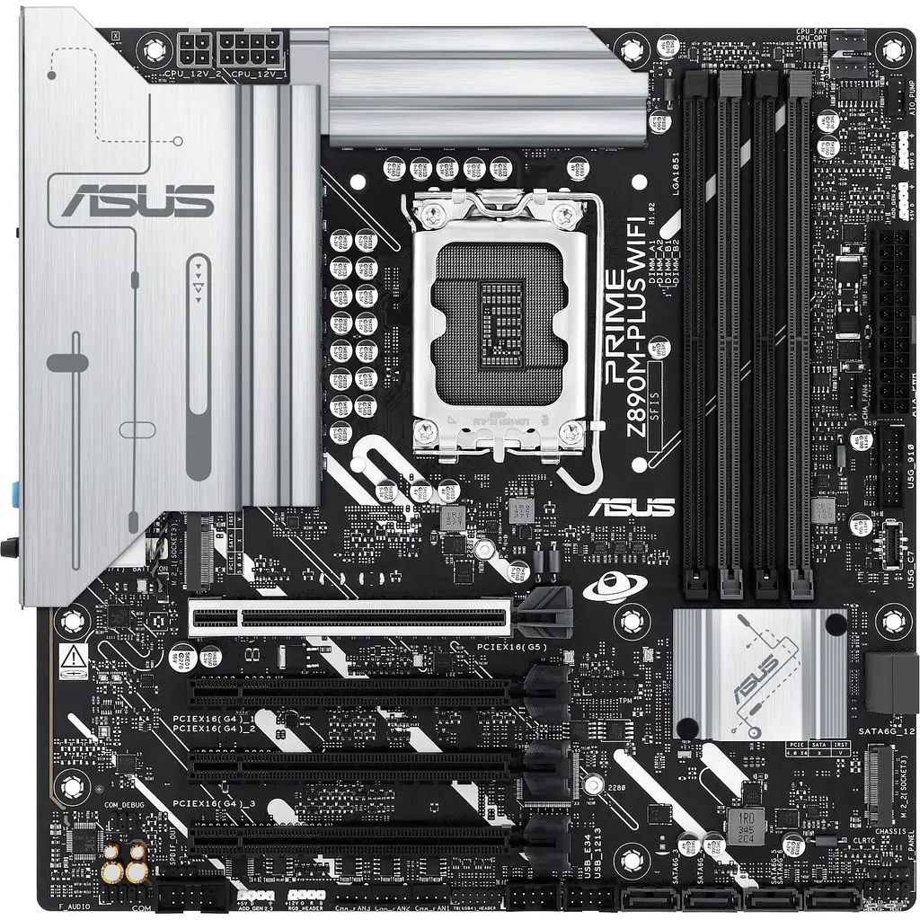 Материнська плата Asus PRIME Z890M-PLUS WIFI (90MB1J80-M0EAY0) UA [129541] - фото 2