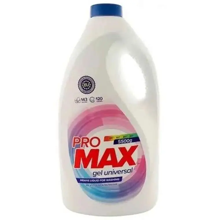 Гель для прання PRO MAX Для кольорових тканин 5.5л GEL UNIVERSAL