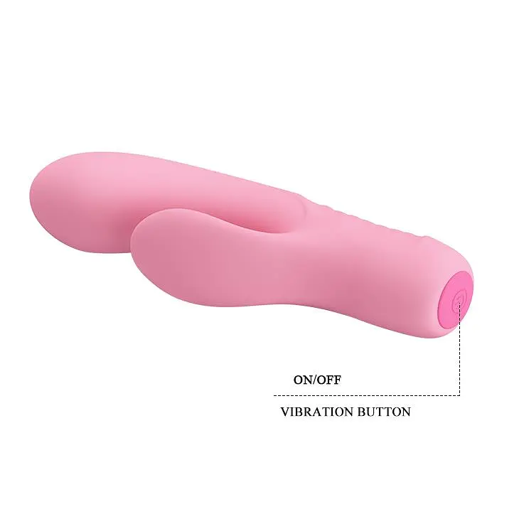 Вібратор-кролик Pretty Love Tim Vibrator Light 15.5 см рожевий - фото 8