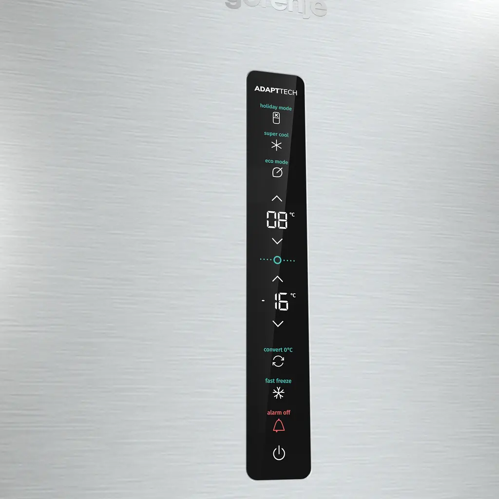 Холодильник с нижней морозильной камерой Gorenje NRC6204SXL5M Серебристый (NRC6204SXL5M) - фото 4