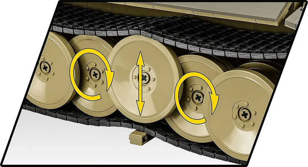 Конструктор Cobi PzKpfw VI Тигр 131 масштаб 1:12, 8000 деталей (COBI-2801) - фото 9