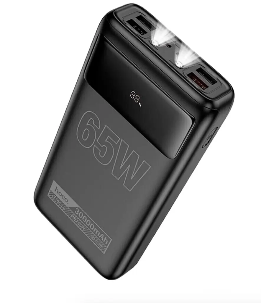 Портативная батарея Hoco DB81 Apollo PD65W 30000 mAh Black - фото 2