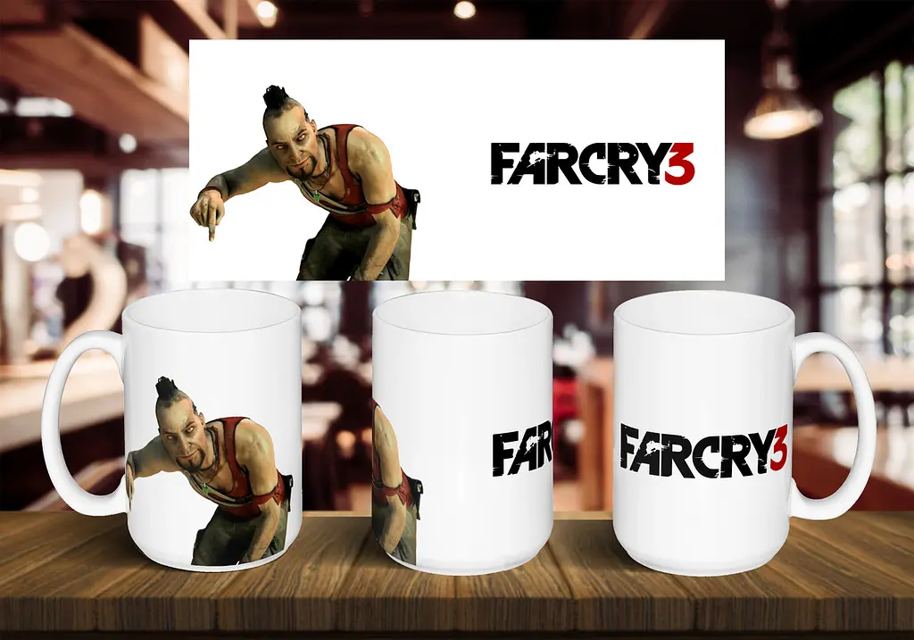 Чашка "FARCRY 3" 425 мл Чорна