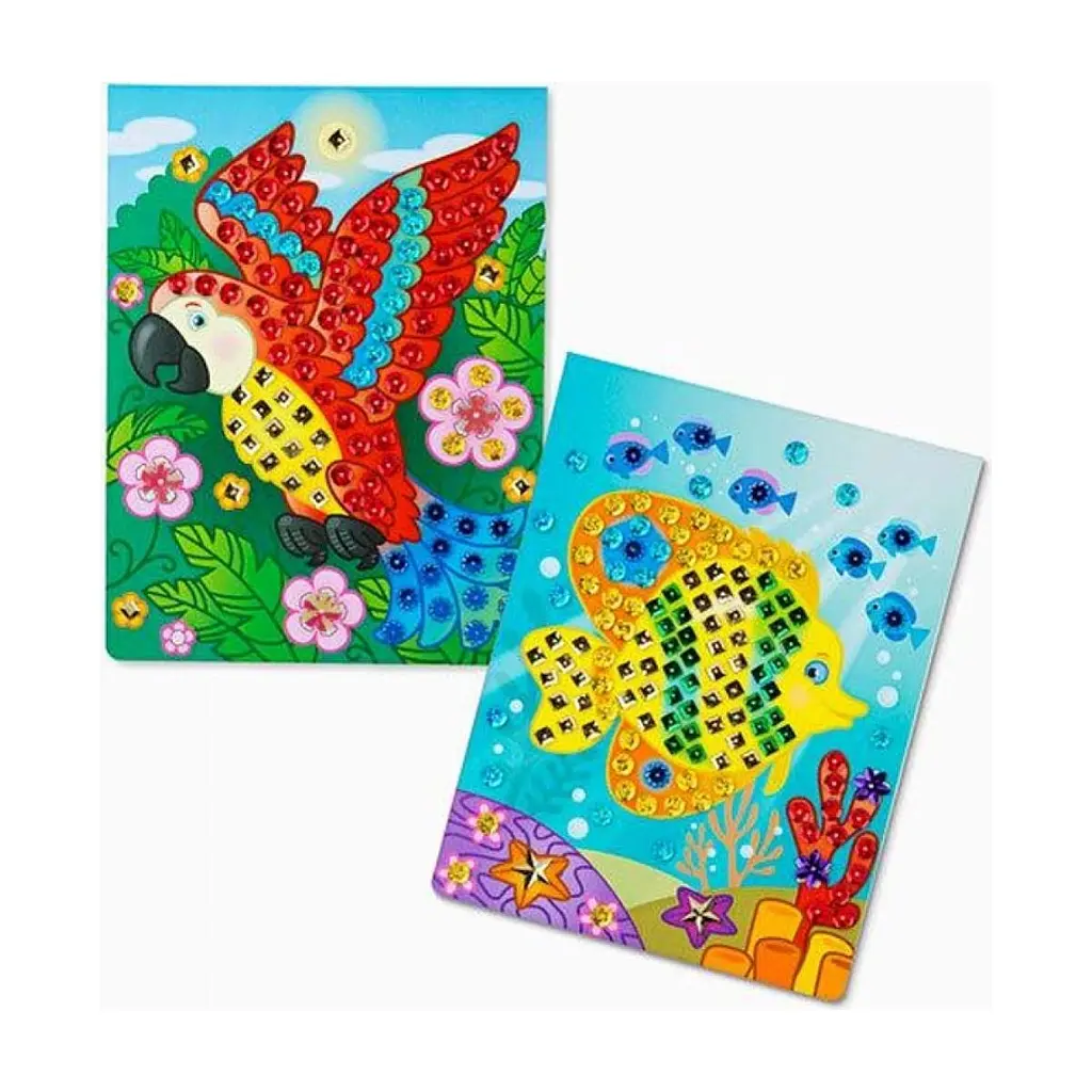 Набір для творчості Melissa & Doug Мерехтлива мозаїка Тварини (MD9438) - фото 3