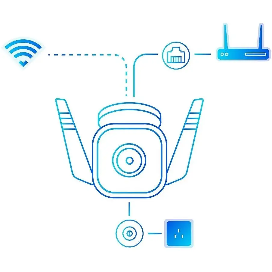 IP-камера TP-Link Tapo TC65 3MP N300 1xFE microSD outdoor - фото 4