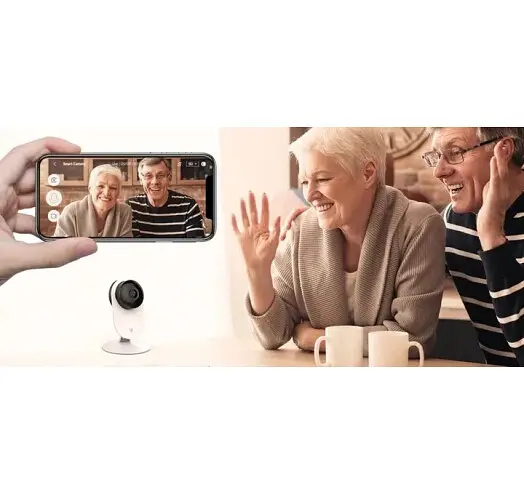 IP-камера відеоспостереження Yi 1080P Home Camera YYS.2016 White 2 pcs - фото 5