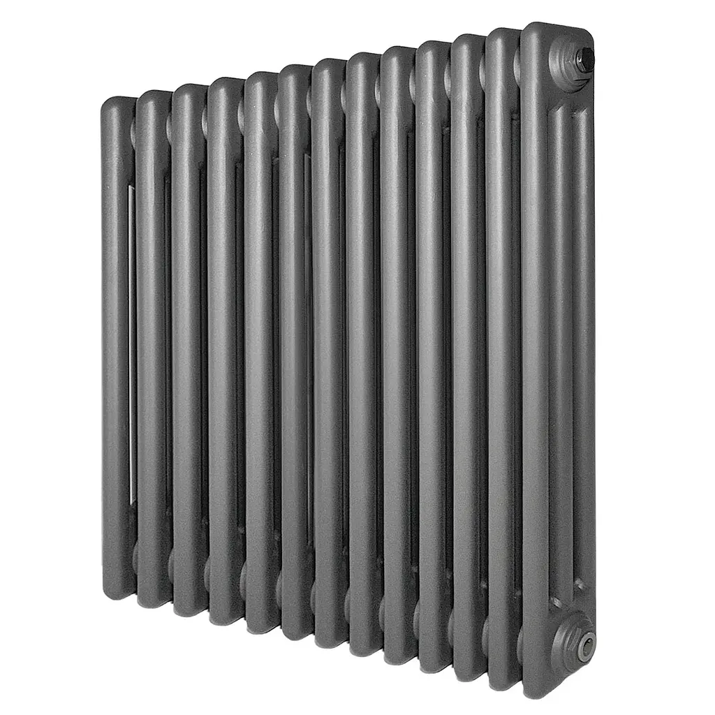 Горизонтальний дизайнерський радіатор опалення Arttidesign Bari III G 13/600/605 сірий матовий