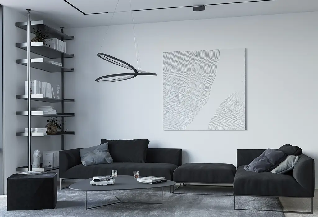 Люстра MJ-Light HELIX D800 4000K BK 12028 - фото 4