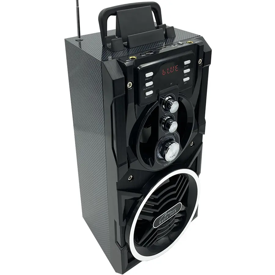 Акустична система 1.0 Media-Tech 18W, Bluetooth/FM/AUX/SD/USB/КАРАОКЕ чорна - фото 2