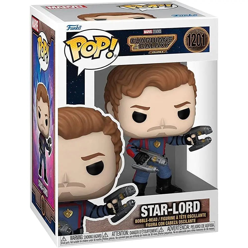 Фигурка Funko Pop Фанко Поп Guardians of the Galaxy Star Lord Стражи Галактики Звездный Лорд GG SL 1201 - фото 3