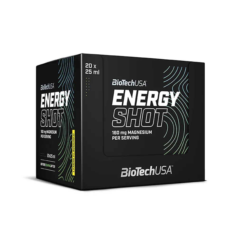 Набір енергетик BiotechUSA Energy Shot Lemon 500 мл (20 шт. х 25 мл) - фото 3