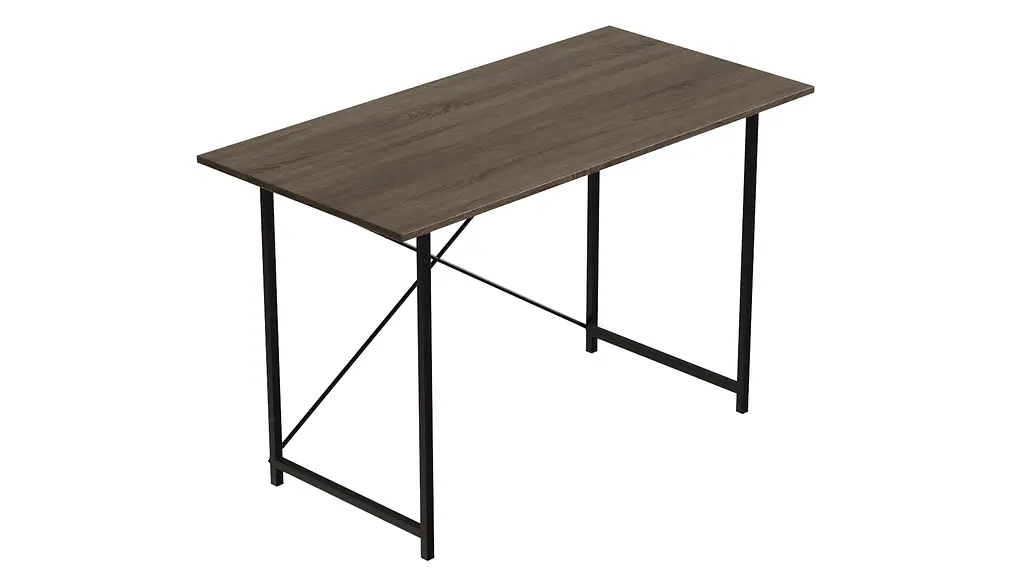 Стол письменный Line Лайт Ferrum-decor 750x1200x600 Черный металл ДСП Дуб Сонома Трюфель 16 мм (FRD-104861) - фото 7