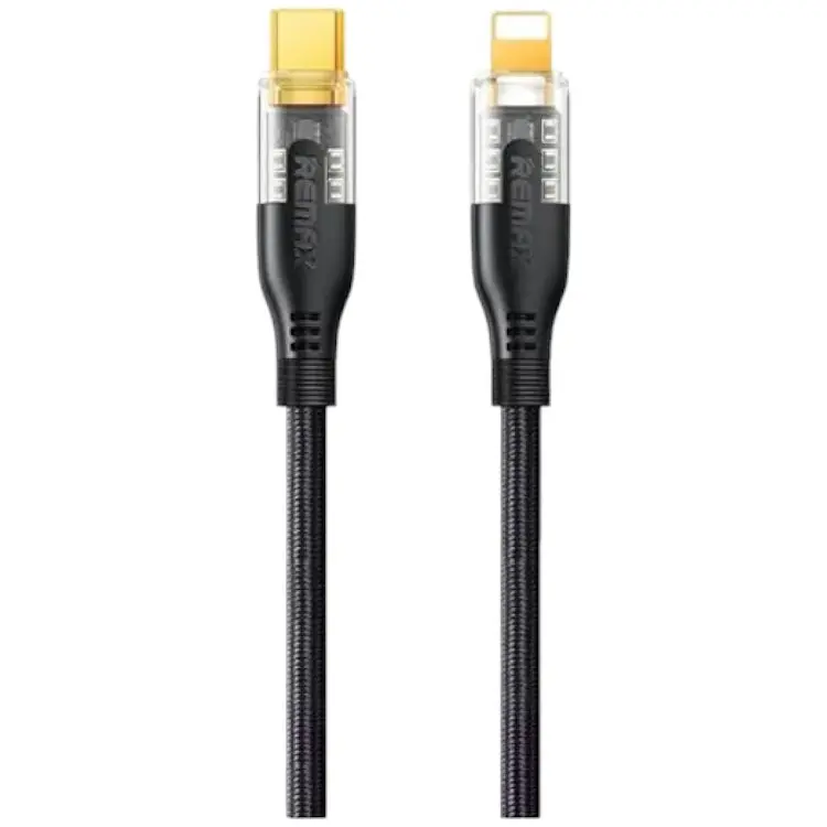 Кабель Remax RC-C171 Cyberpunk 30w Typec-Lightning Cabble 1.2m Black