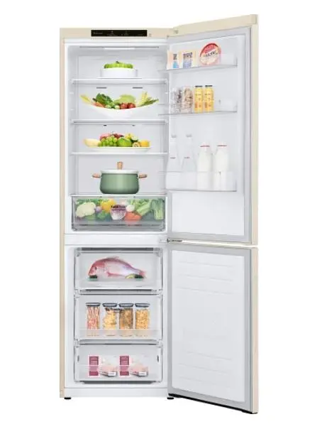 Холодильник LG GC-B459SECL бежевый - фото 2