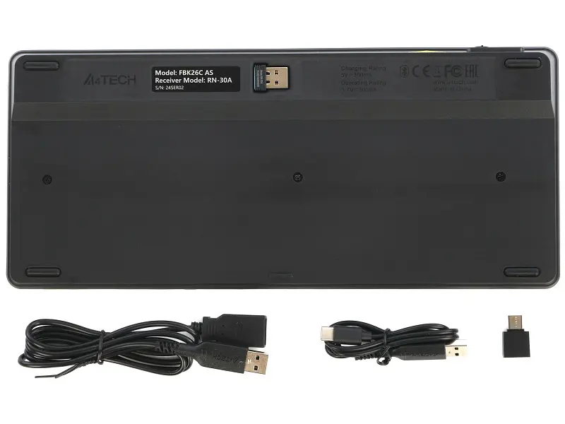 Клавіатура A4Tech Fstyler FBK26C AS Black - фото 4