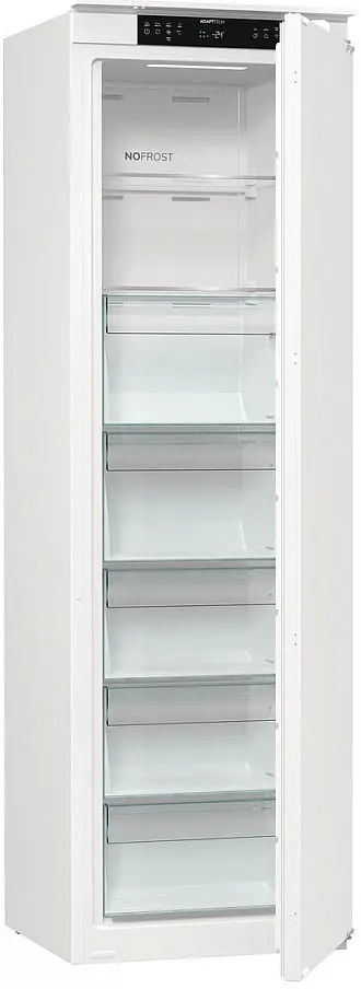 Gorenje Морозильна камера Gorenje вбудована, 177x54х55, 235л, А+, NF, дисплей, білий - фото 3