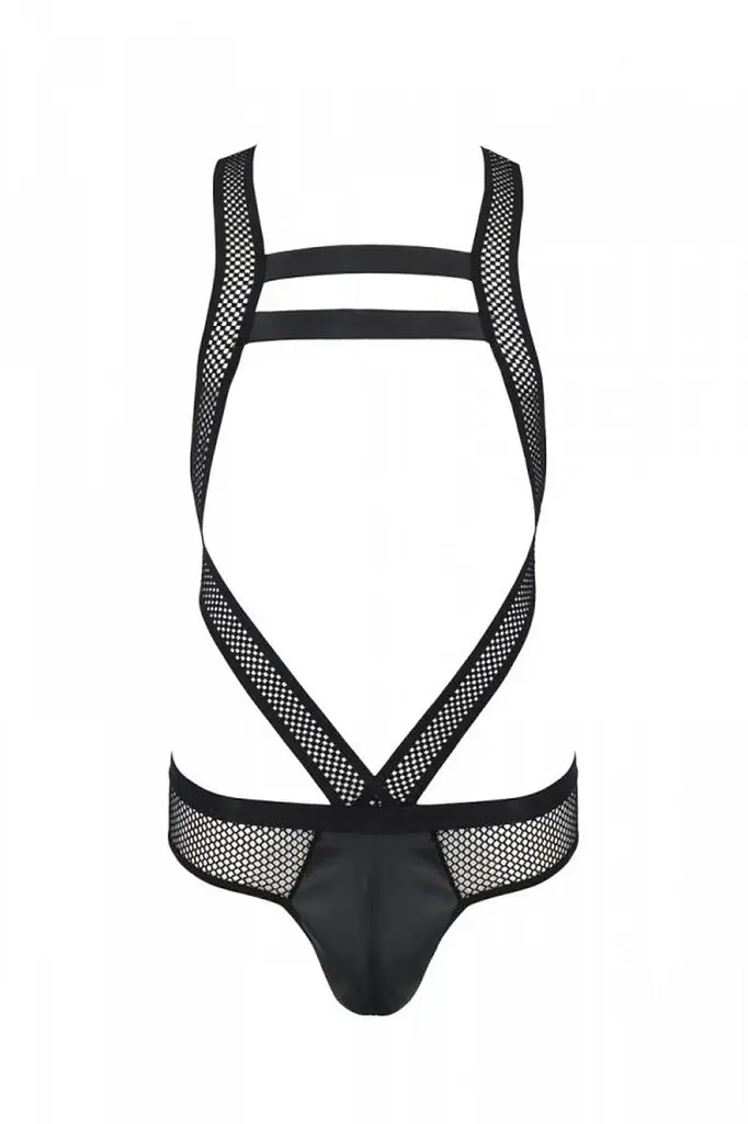 Боди мужское Passion Free Your Senses Victor 045 S/M черный - фото 3