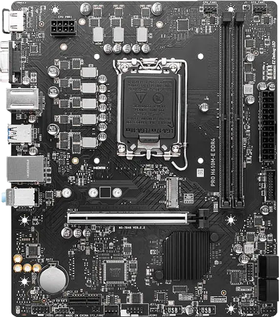 Материнська плата MSI H610M-E Pro DDR4 LGA 1700 (PRO H610M-E DDR4) Б/В - фото 2