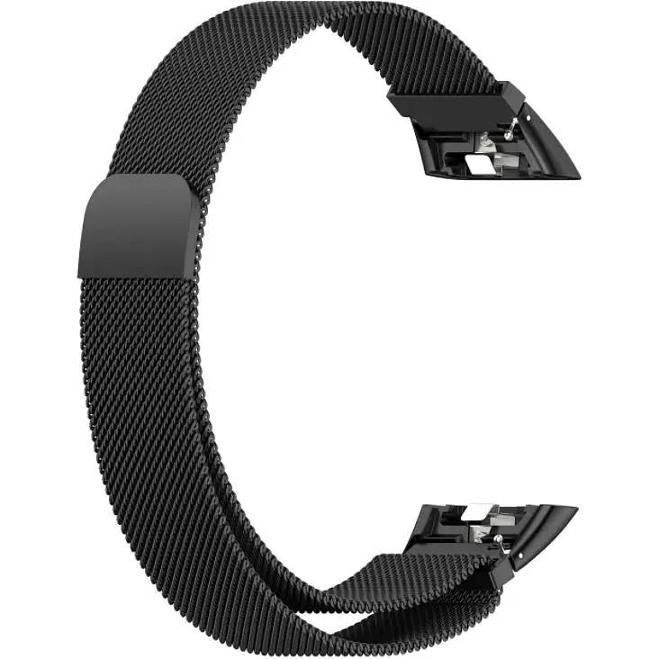 Ремінець DK для Honor Band 6 / 7 Metal Milanese Loop Magnetic (012956) (black) - фото 4