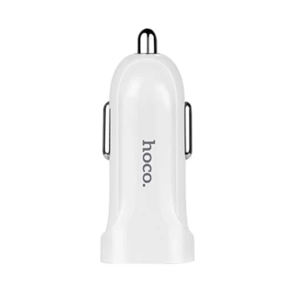 Автомобільний зарядний пристрій Hoco Z2A 2 USB білий - фото 2