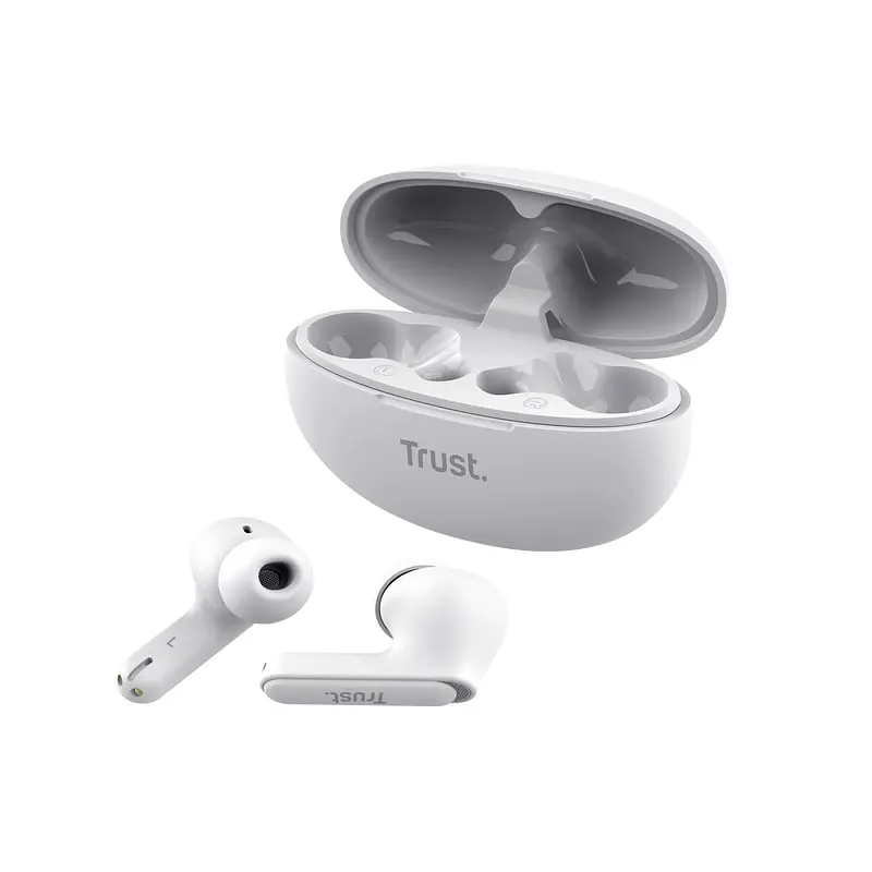 Наушники Trust TWS Yavi Earbuds BT 5.3 ENC SBC Mic Белый (25172_Trust) - фото 4