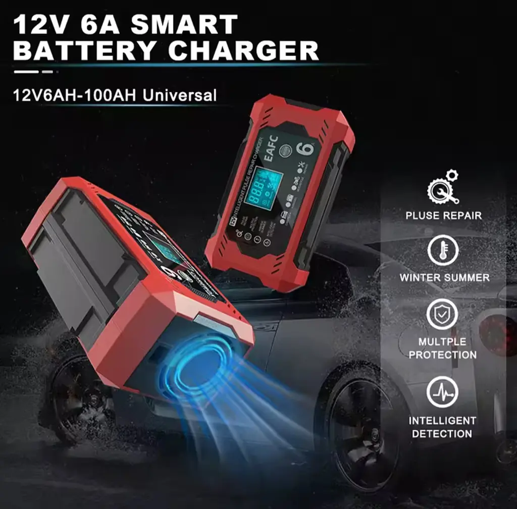 Автомобільний зарядний пристрій 6 А 12 V - фото 4