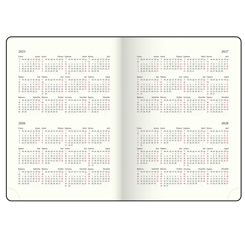 Щоденник датований Buromax Nature 2026 A5 штучна шкіра крафт (BM.21143-34) - фото 9