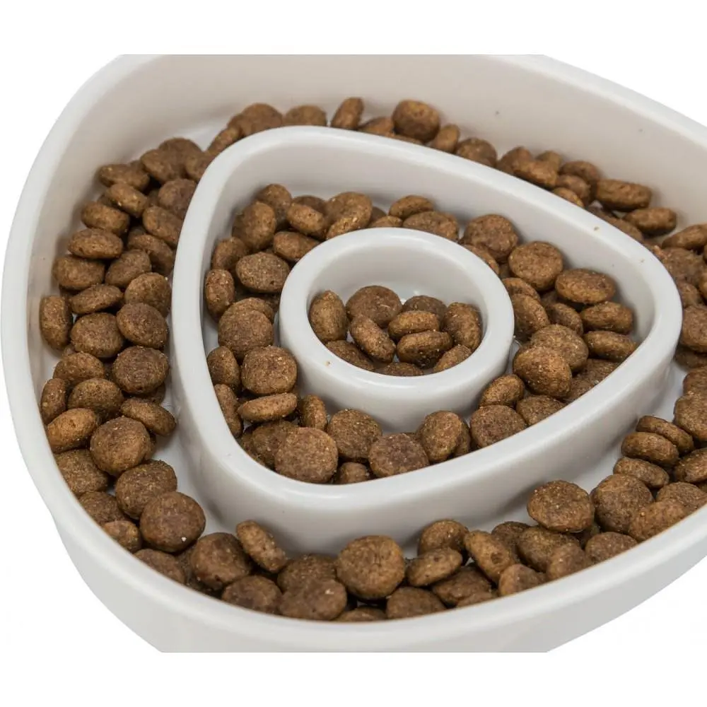 Миска Trixie Медленное кормление для кошек, 15х15 см, 350 мл (серая) - фото 4