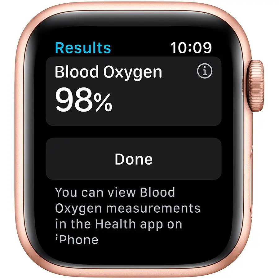 Годинник Apple Watch Series 6 GPS, 40mm, Gold, спортивний ремінець кольору «рожевий пісок» (Grade C) Seller Refurbished - фото 3