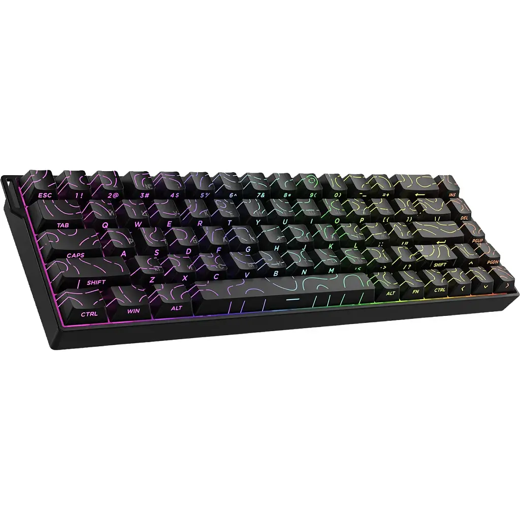Клавіатура Ajazz AK680 V2 Ice Island Magnetic Switch USB Black (AK680-V2-I-S-B) - фото 2