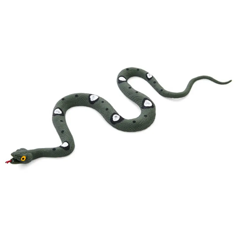 Дитяча антистресова іграшка "Змія" 7213(Dark-Green) гумова 39 см