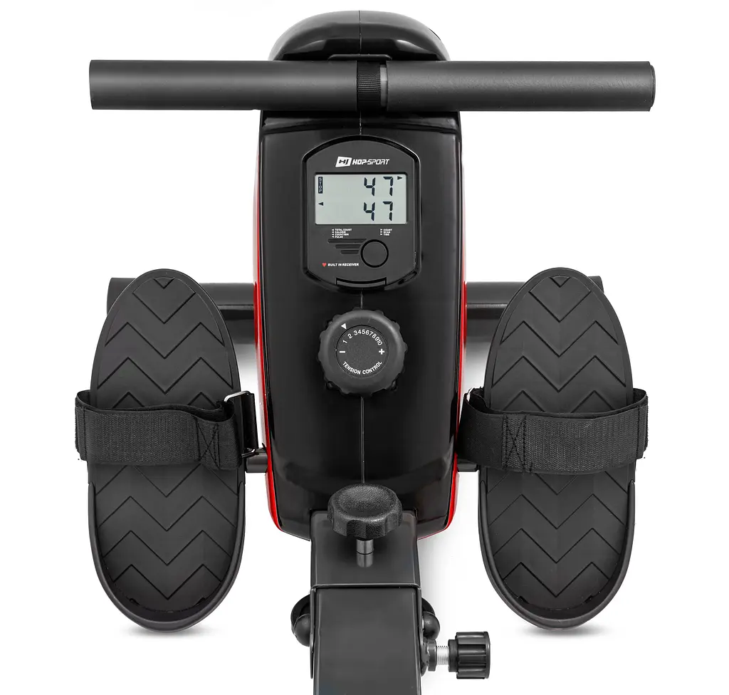 Гребний тренажер Hop-Sport HS-030R Boost червоний - фото 5