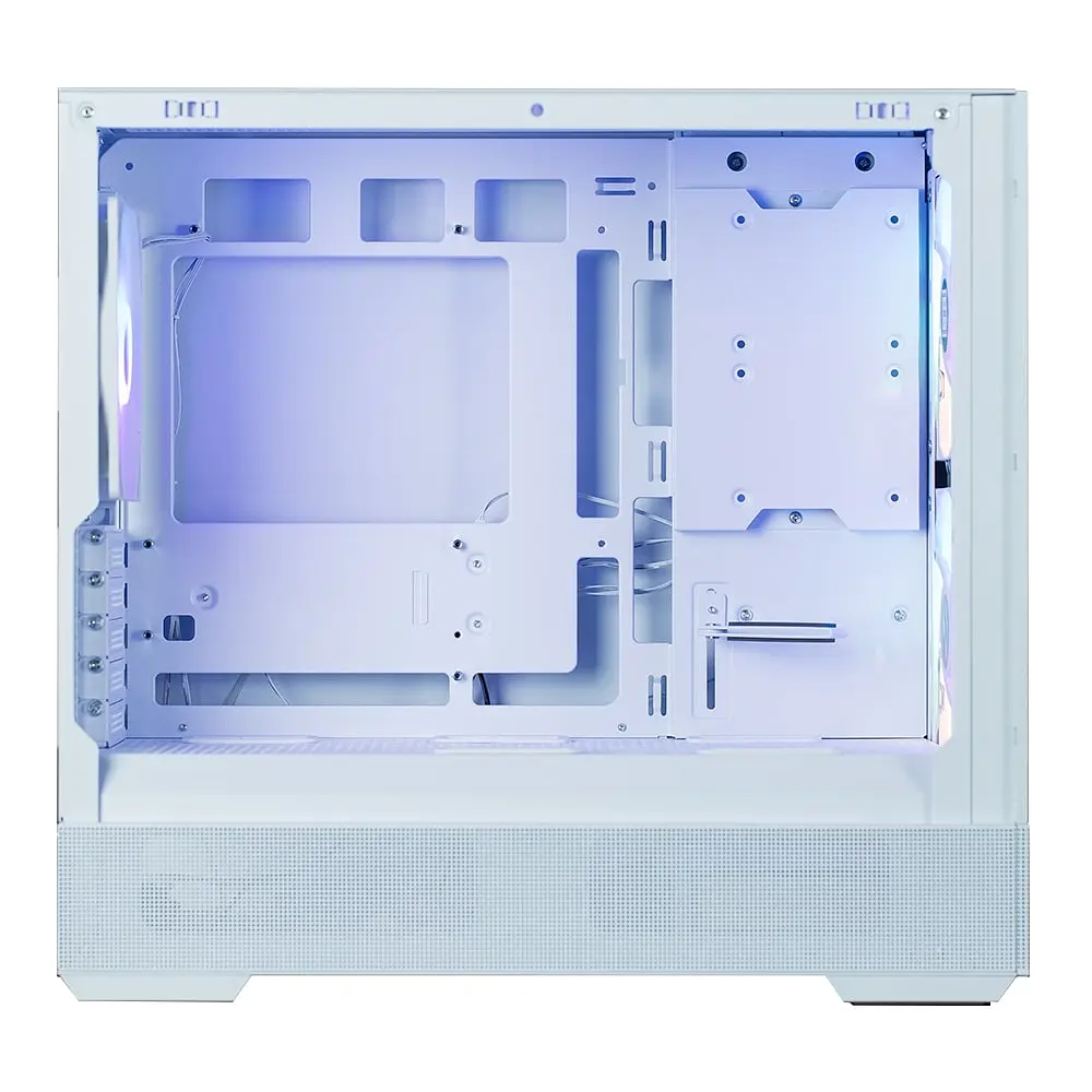 Корпус Zalman P30 AIR без БП 1xUSB3.0 1xUSBType-C 3x140мм ARGB VGA 392мм LCS ready TG Side Panel mATX білий - фото 2