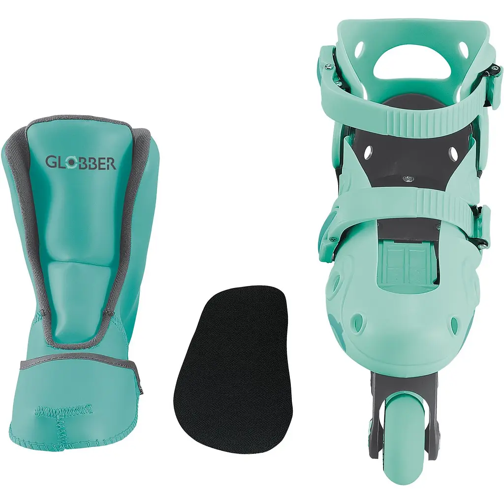 Роликовые коньки Globber Learning Skates 2 в 1 р.26-29 мятно-зеленые (780-206) - фото 7