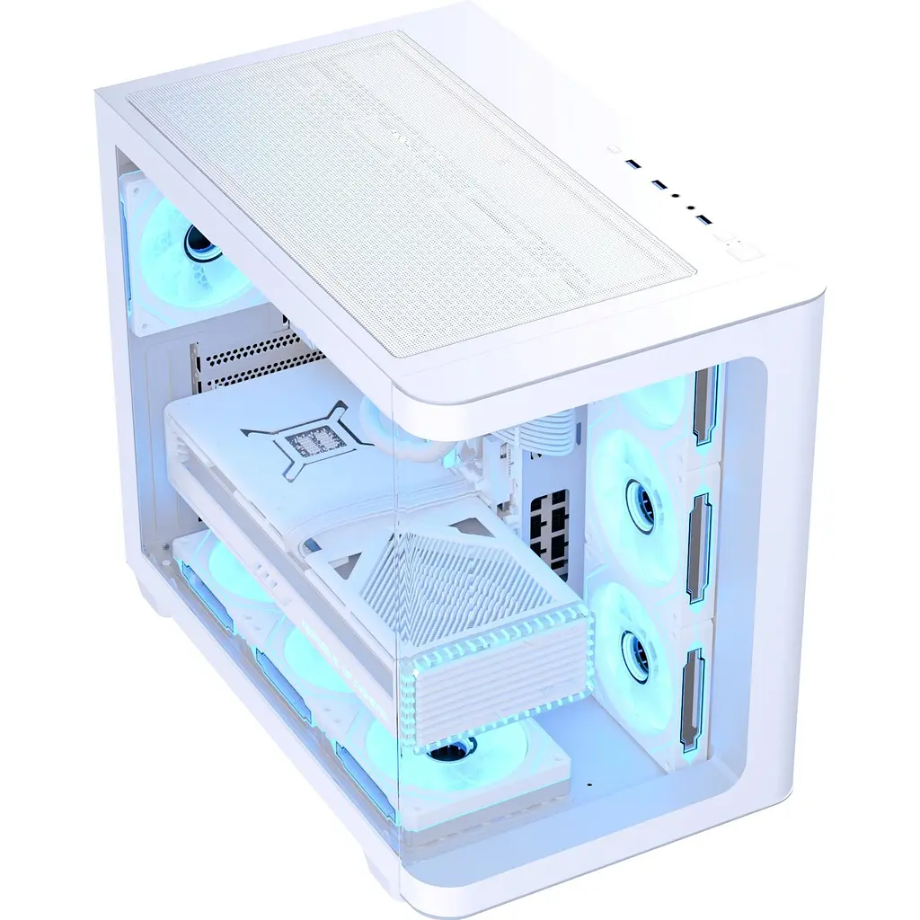 Корпус AeroCool P500C-G-WT-v1 White (ACCM-PN01043.21) [146678] - фото 3