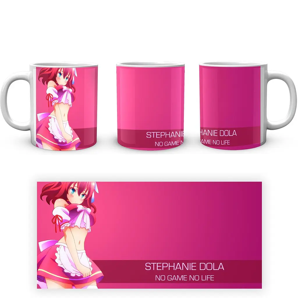 Кружка GeekLand No Game No Life Без игры нет жизни Стефани NGNL 002.11 330 мл белая - фото 4