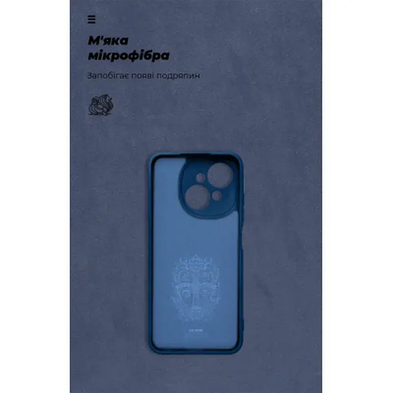 Чохол до мобільного телефона Armorstandart ICON Tecno Spark Go 1 (KL4) Camera cover Dark Blue (ARM81216) - фото 4